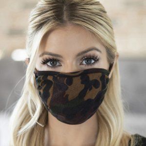 2 for $20! CAMO PRINT FACE MASK